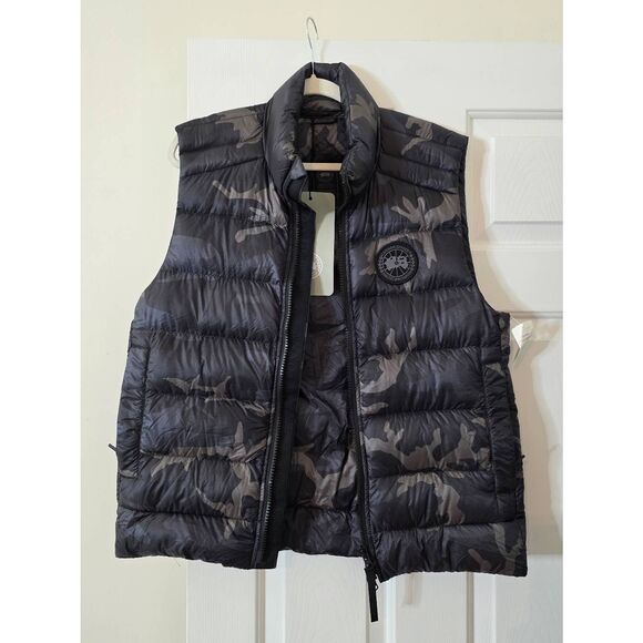 Canada Goose Black Disc Crofton Vest Black Classic Camo M NWT - Picture 2 of 10